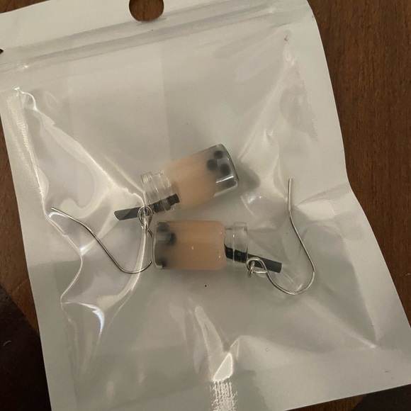 Sale 🎉Boba earrings - Picture 3 of 3